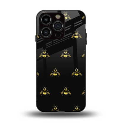 Buzz Bliss back phone cover | glass case for iphone 15 pro