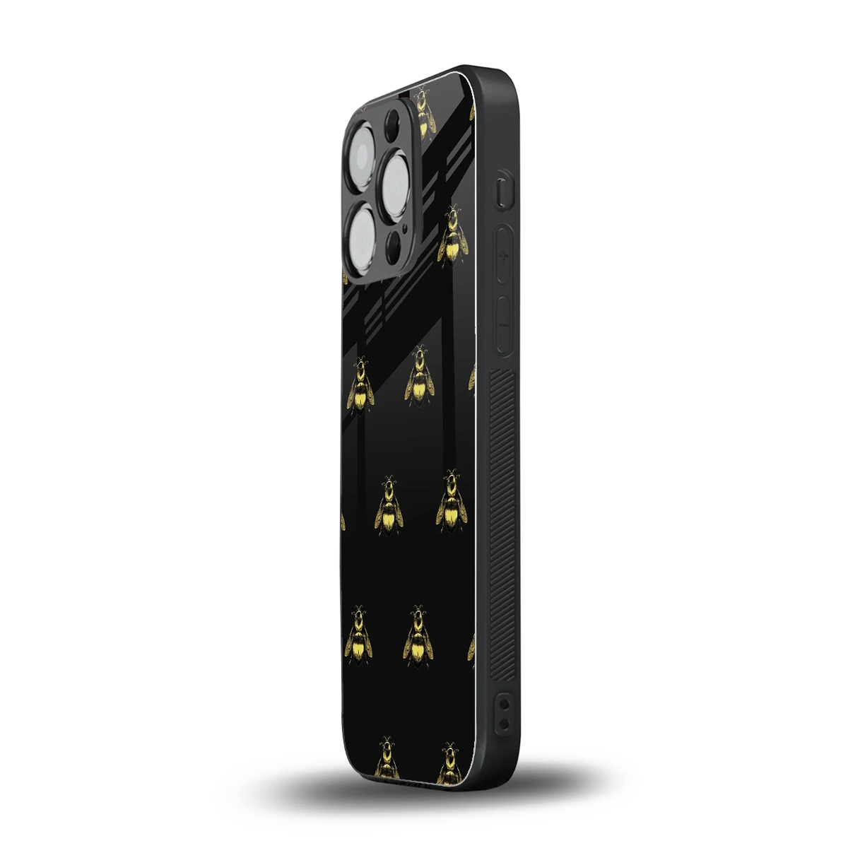 Buzz Bliss iphone 15 pro mobile cover | shockproof glass phone case