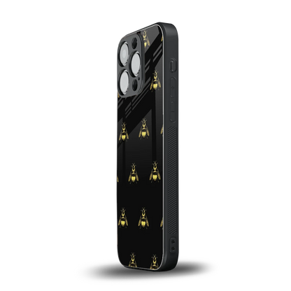 Buzz Bliss iphone 15 pro mobile cover | shockproof glass phone case