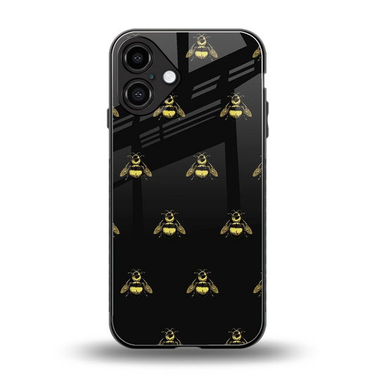 Buzz Bliss back phone cover | glass case for iphone 16 plus