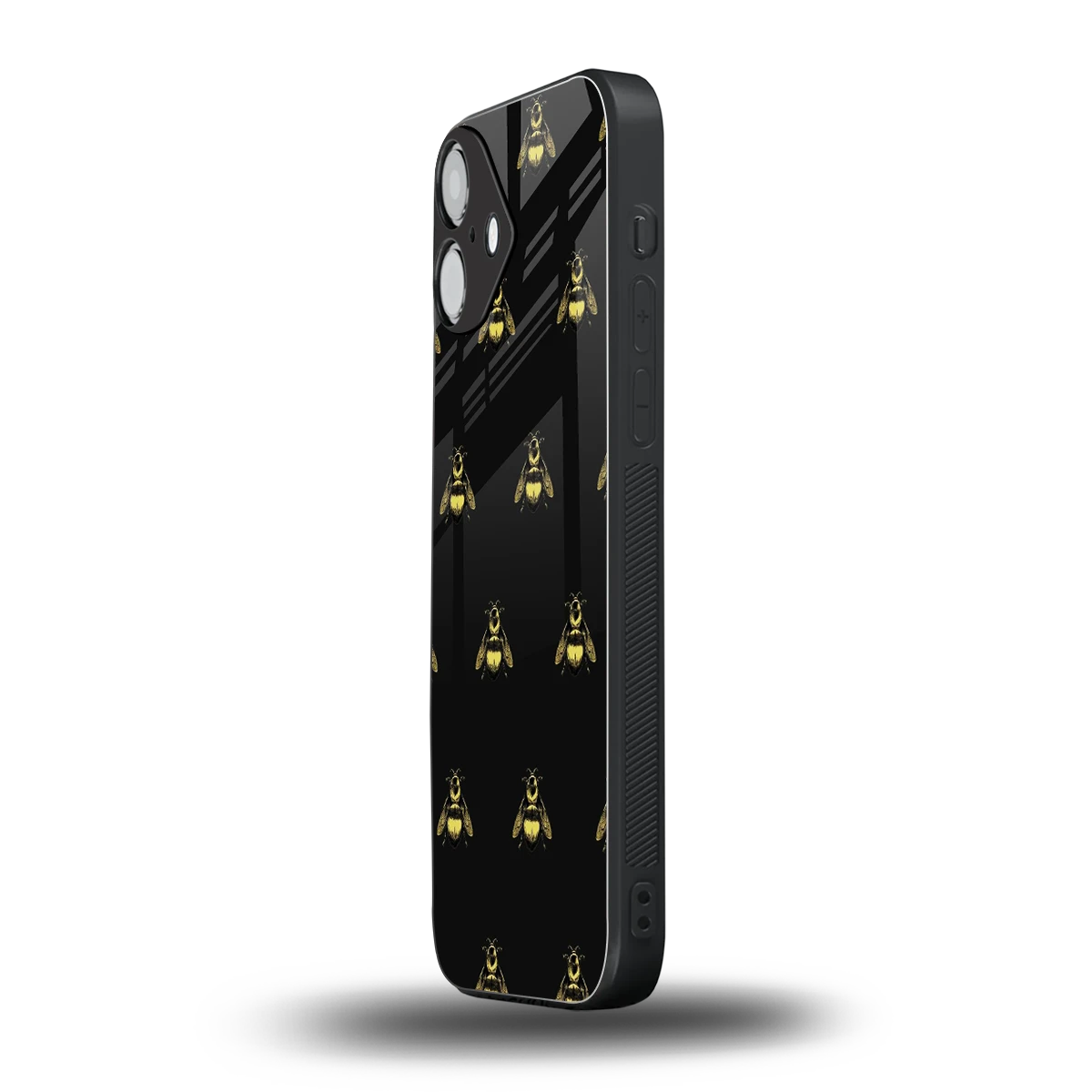 Buzz Bliss iphone 16 plus mobile cover | shockproof glass phone case