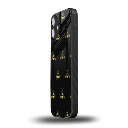 Buzz Bliss iphone 16 plus mobile cover | shockproof glass phone case