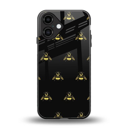 Buzz Bliss back phone cover | glass case for iphone 16