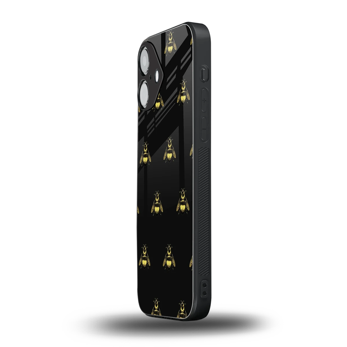 Buzz Bliss iPhone 16 mobile cover | shockproof glass phone case