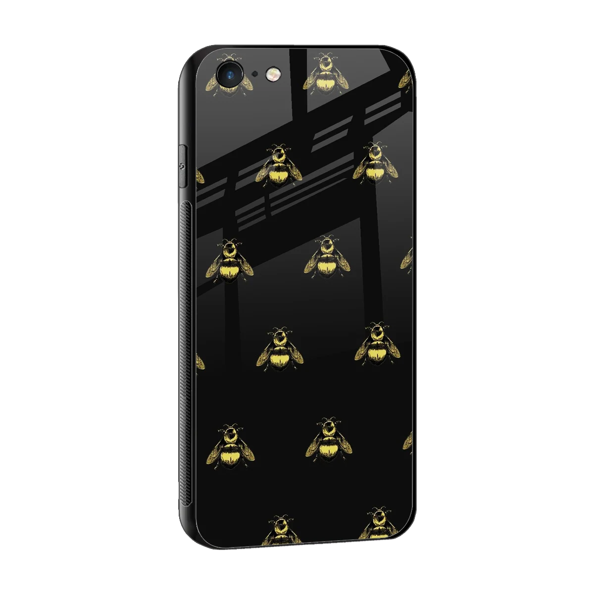 Buzz Bliss sleek iphone 6s plus cover with tempered glass back and TPU edges