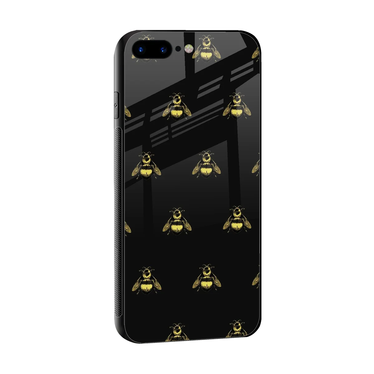Buzz Bliss sleek iphone 7 plus cover with tempered glass back and TPU edges