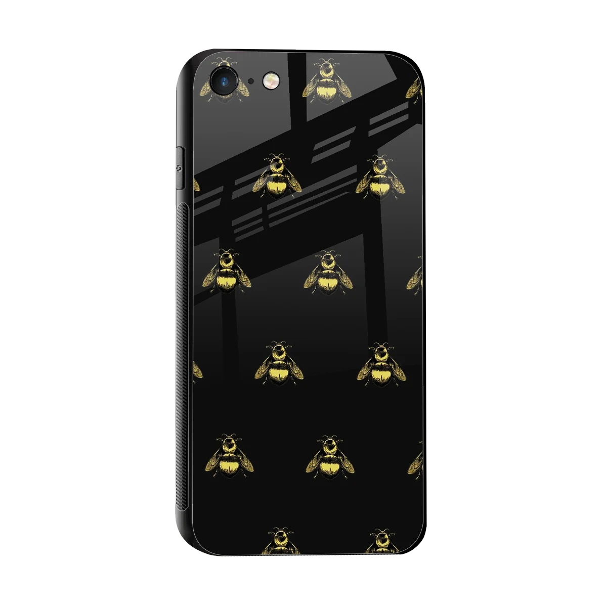 Buzz Bliss sleek iphone 7 cover with tempered glass back and TPU edges