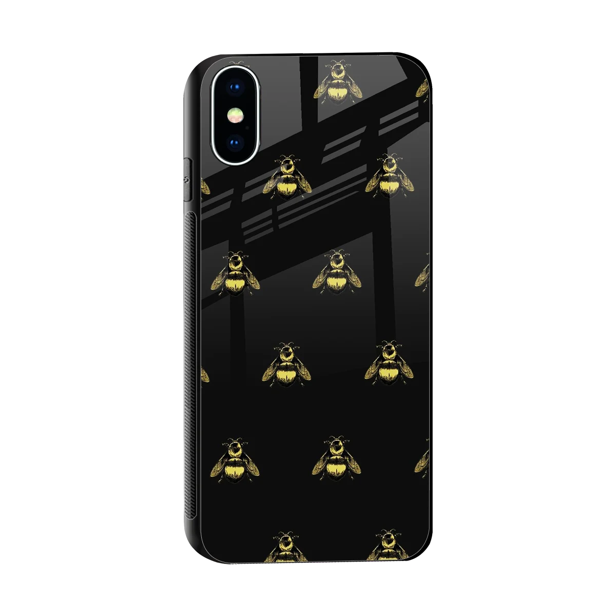 Buzz Bliss sleek iphone x cover with tempered glass back and TPU edges