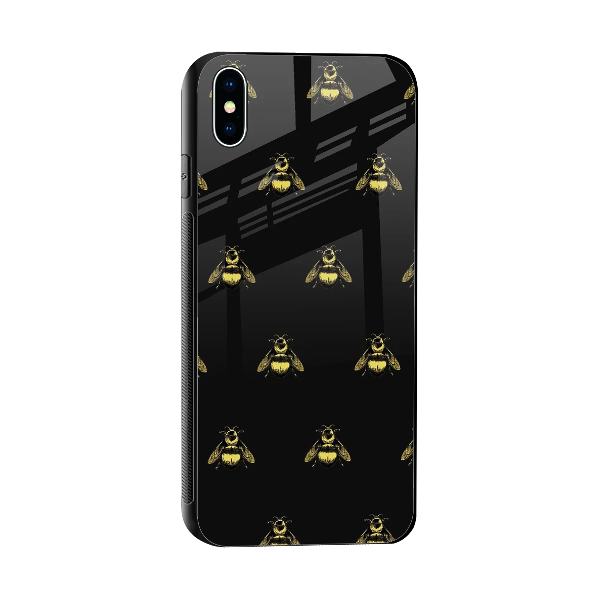 Buzz Bliss sleek iphone xs max cover with tempered glass back and TPU edges