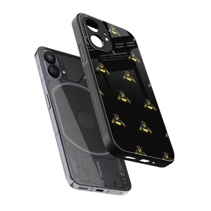 Buzz Bliss sleek nothing phone 1 cover with tempered glass back and TPU edges