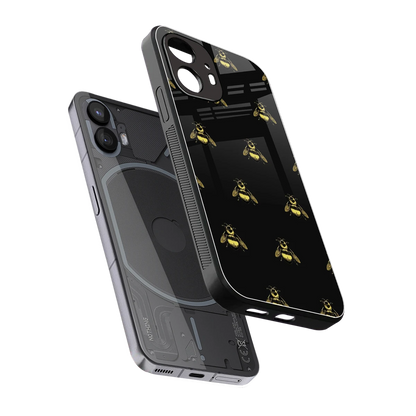 Buzz Bliss sleek nothing phone 2 cover with tempered glass back and TPU edges