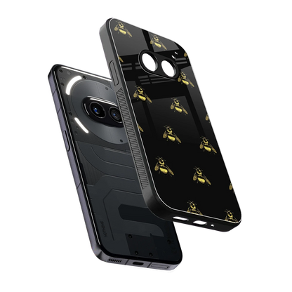 Buzz Bliss sleek nothing phone 2a cover with tempered glass back and TPU edges