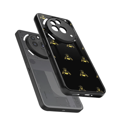 Buzz Bliss sleek nothing phone 3a pro cover with tempered glass back and TPU edges