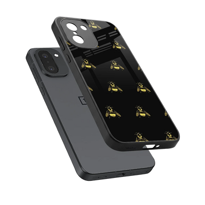Buzz Bliss sleek oneplus 15r cover with tempered glass back and TPU edges
