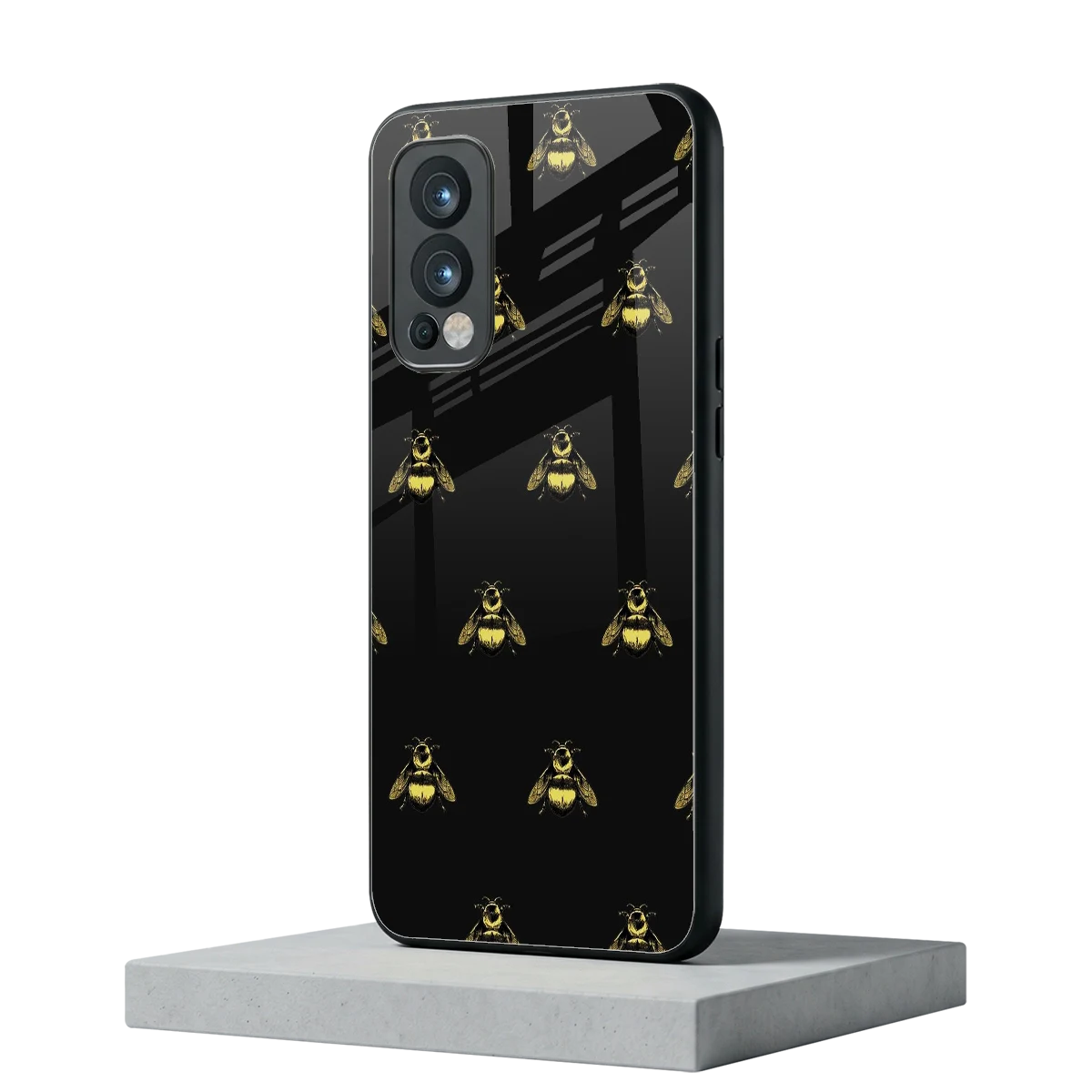 Buzz Bliss oneplus nord 2 mobile cover | shockproof glass phone case