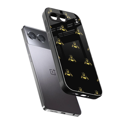 Buzz Bliss sleek oneplus nord 4 cover with tempered glass back and TPU edges