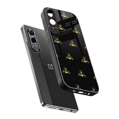 Buzz Bliss sleek oneplus nord ce 4 lite cover with tempered glass back and TPU edges