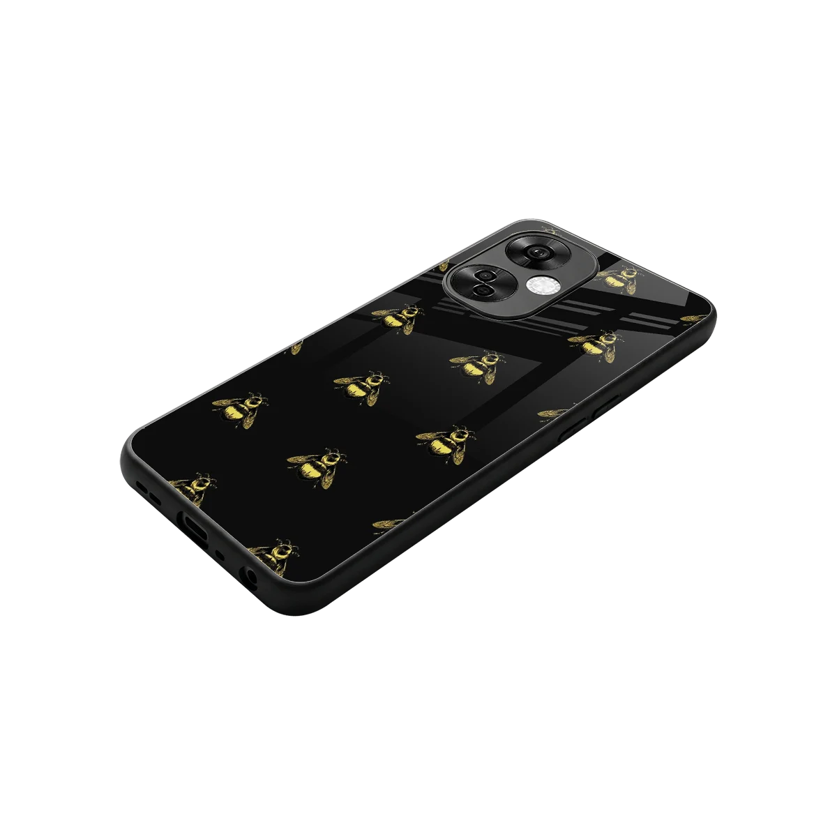 Buzz Bliss stylish phone case for oneplus nord ce 3 lite | glossy glass and slim fit