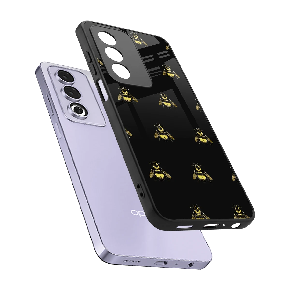 Buzz Bliss sleek oppo a3 pro cover with tempered glass back and TPU edges