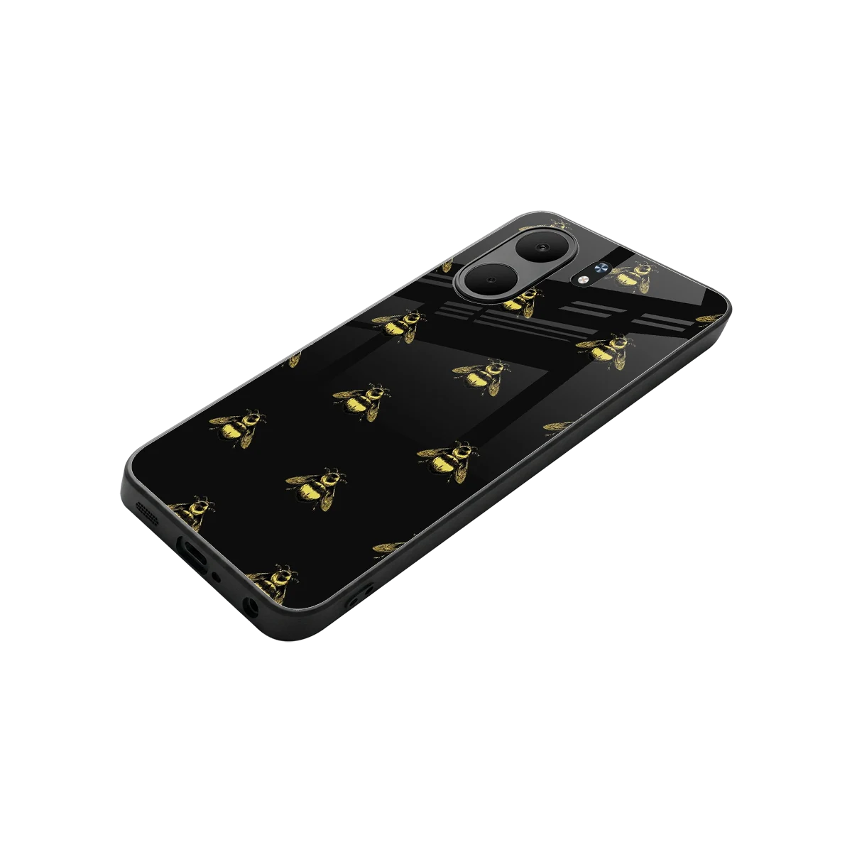 Buzz Bliss stylish phone case for oppo a5x 5g | glossy glass and slim fit