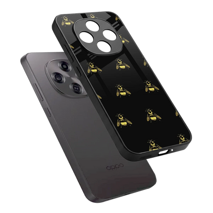 Buzz Bliss sleek oppo f31 pro 5g cover with tempered glass back and TPU edges