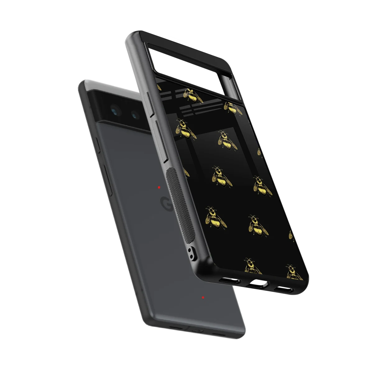 Buzz Bliss sleek google pixel 6 cover with tempered glass back and TPU edges