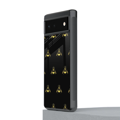 Buzz Bliss stylish phone case for google pixel 6a | glossy glass and slim fit