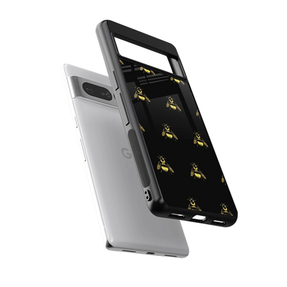 Buzz Bliss sleek google pixel 7 pro cover with tempered glass back and TPU edges