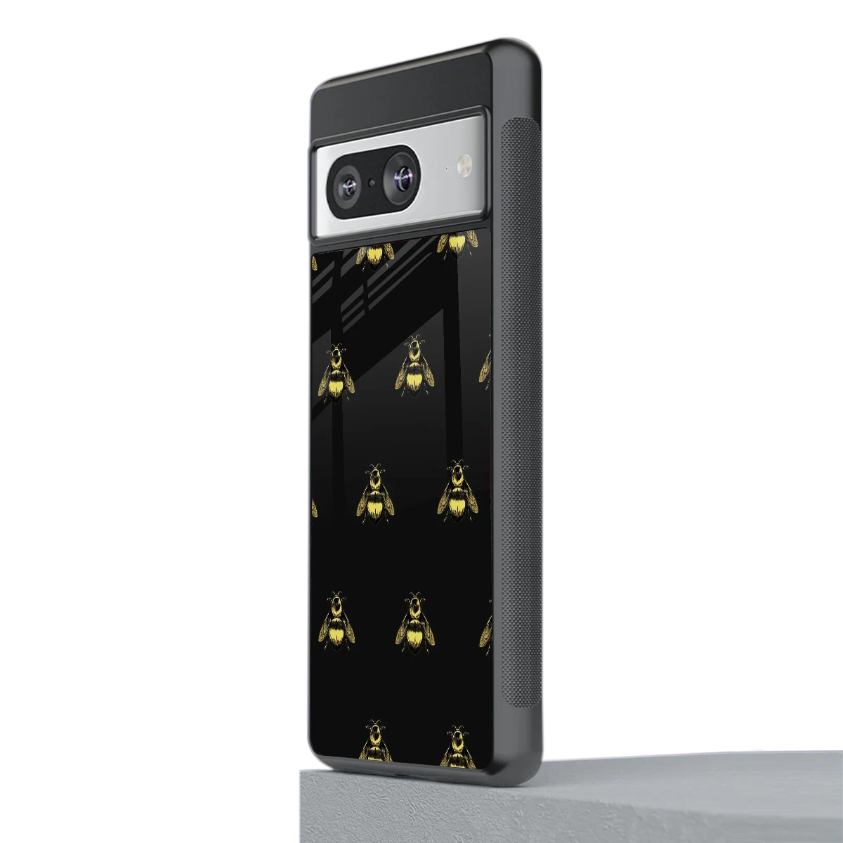 Buzz Bliss stylish phone case for google pixel 8 | glossy glass and slim fit