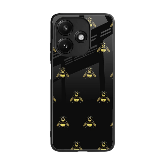 Buzz Bliss back phone cover | glass case for redmi 12 5g
