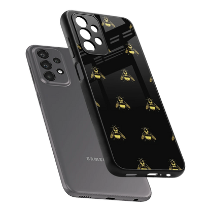 Buzz Bliss sleek samsung galaxy a23 cover with tempered glass back and TPU edges