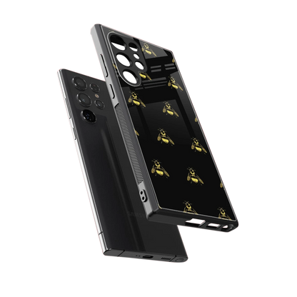 Buzz Bliss sleek samsung galaxy s23 ultra cover with tempered glass back and TPU edges