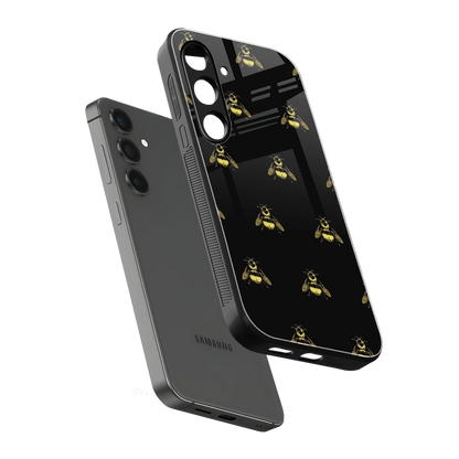 Buzz Bliss sleek samsung galaxy s23 fe cover with tempered glass back and TPU edges