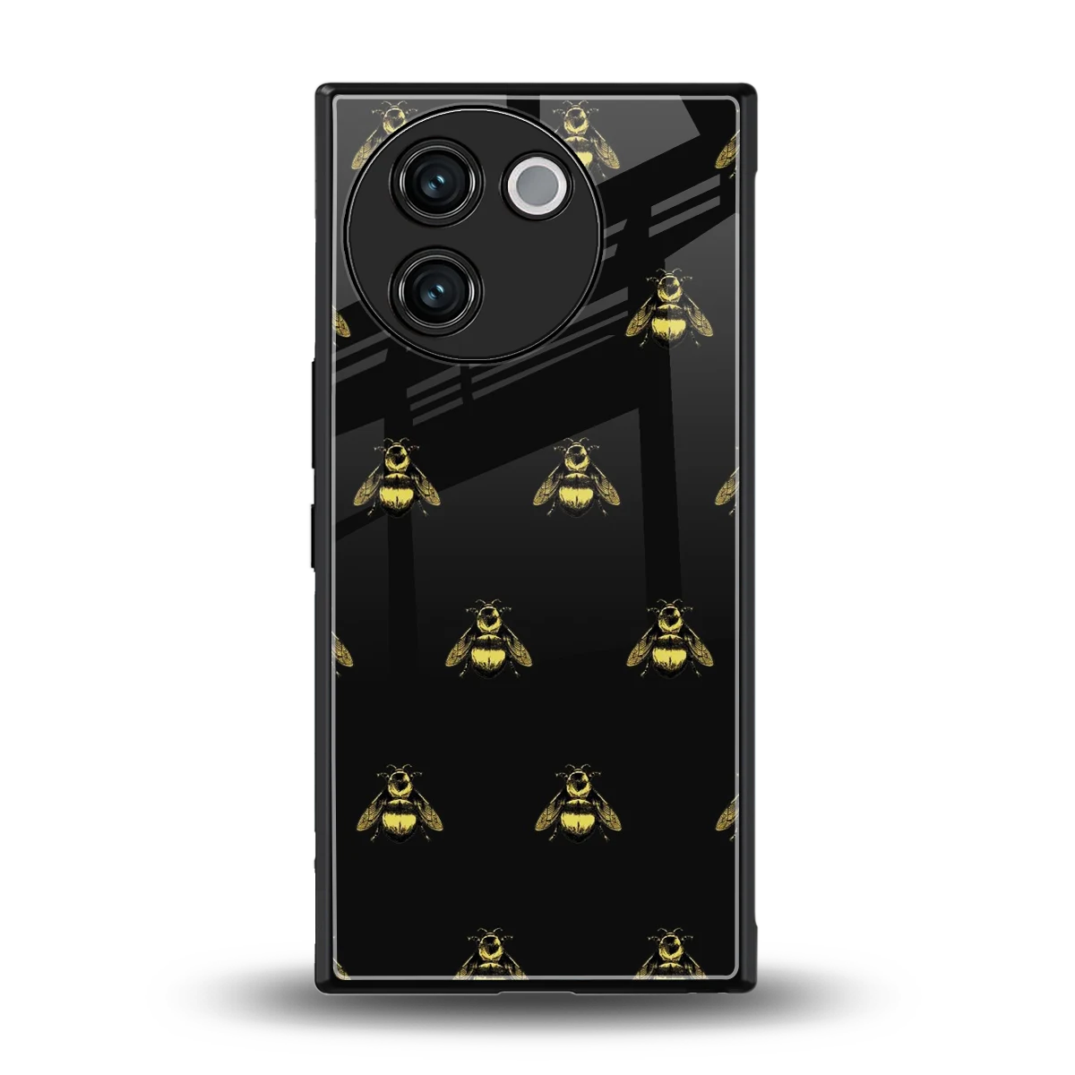 Buzz Bliss back phone cover | glass case for vivo v30e