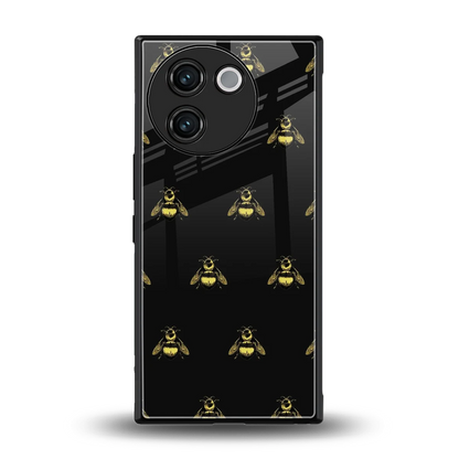 Buzz Bliss back phone cover | glass case for vivo v30e