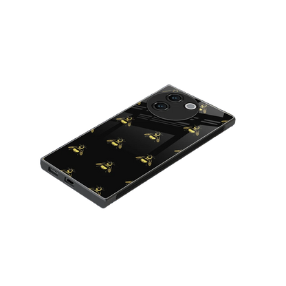 Buzz Bliss stylish phone case for vivo v30e | glossy glass and slim fit