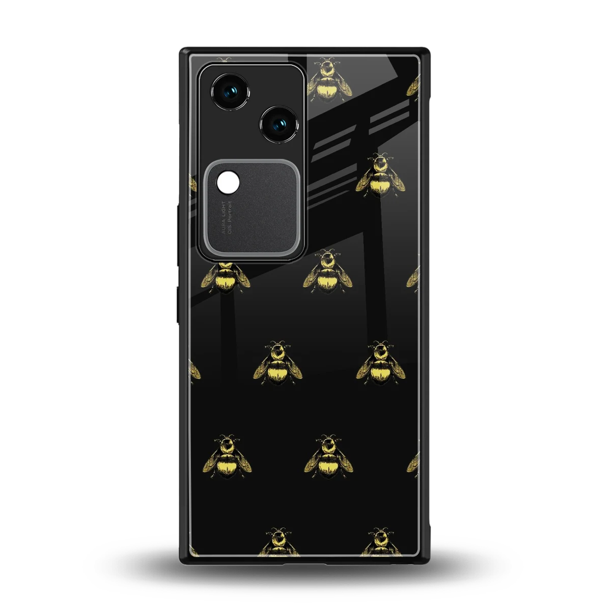 Buzz Bliss back phone cover | glass case for vivo v30