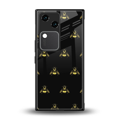 Buzz Bliss back phone cover | glass case for vivo v30