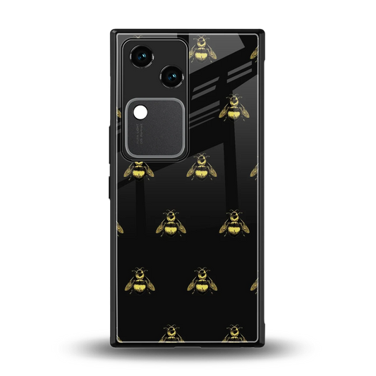 Buzz Bliss back phone cover | glass case for vivo v30