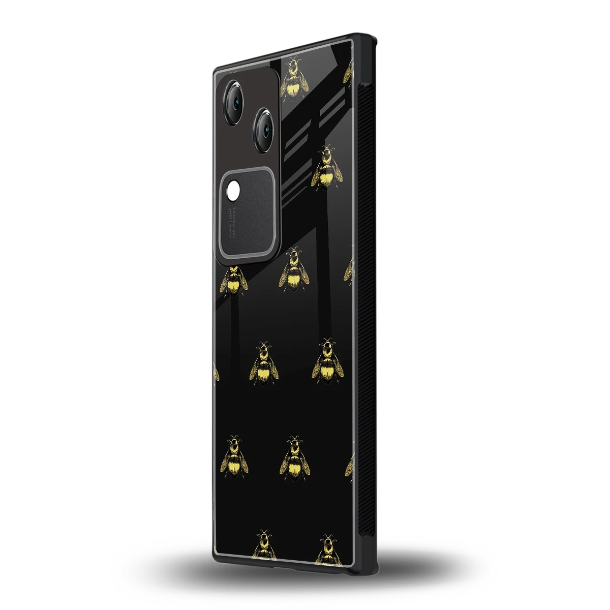 Buzz Bliss vivo v30 mobile cover | shockproof glass phone case
