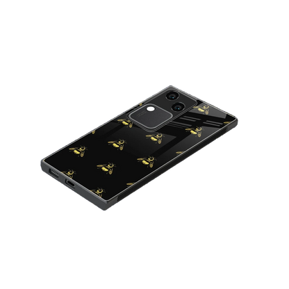 Buzz Bliss stylish phone case for vivo v30 | glossy glass and slim fit