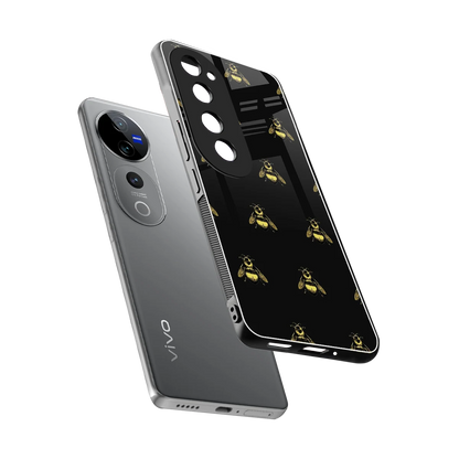 Buzz Bliss sleek vivo v40 pro cover with tempered glass back and TPU edges