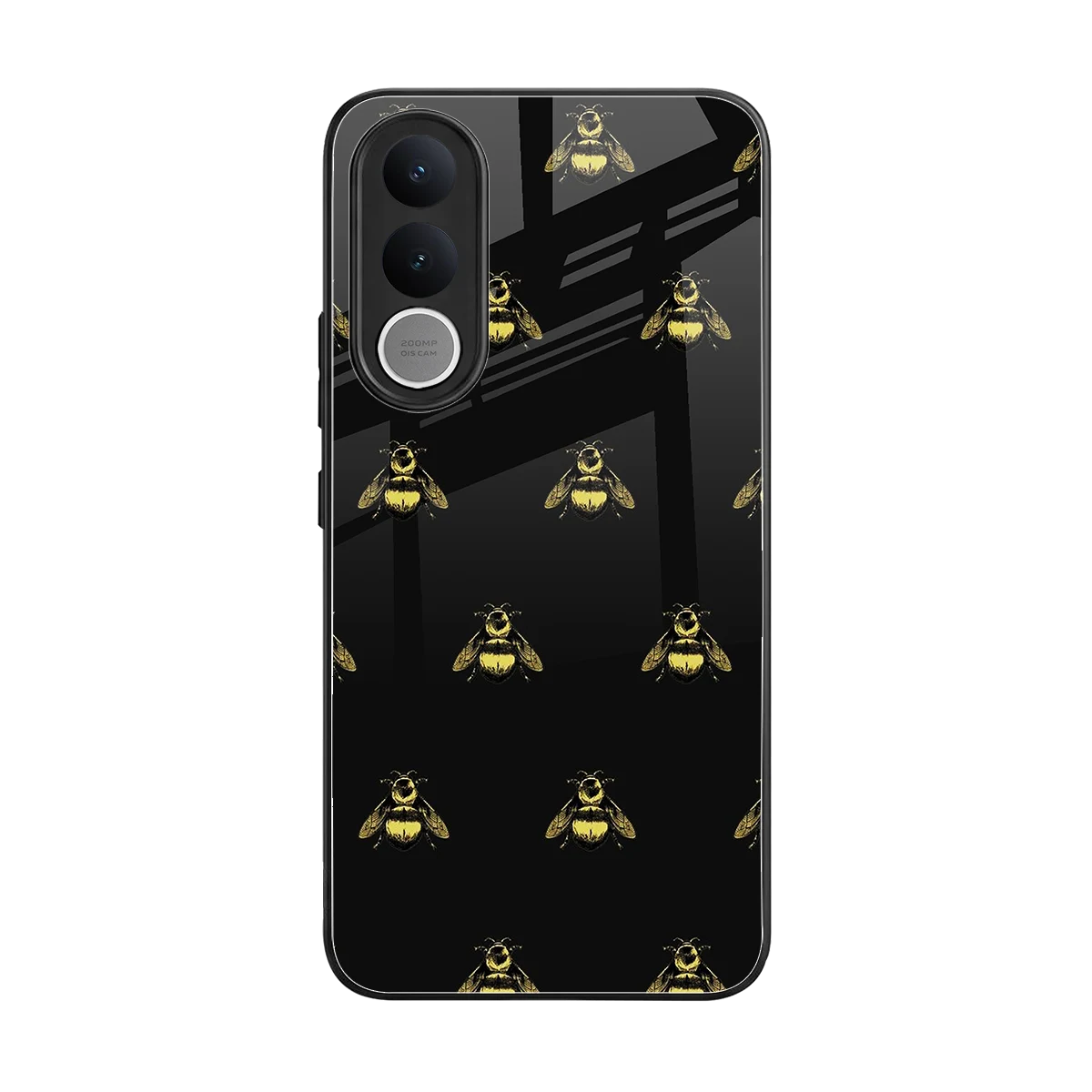 Buzz Bliss back phone cover | glass case for vivo v70 fe