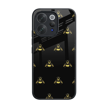 Buzz Bliss back phone cover | glass case for vivo v70