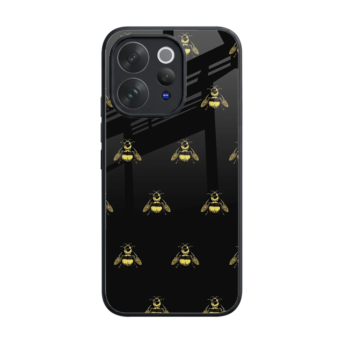 Buzz Bliss back phone cover | glass case for vivo v70 elite