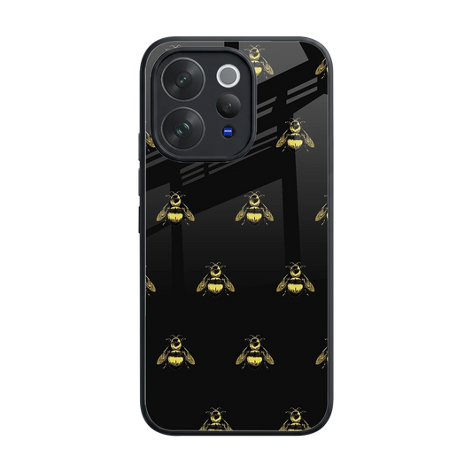 Buzz Bliss back phone cover | glass case for vivo v70 elite