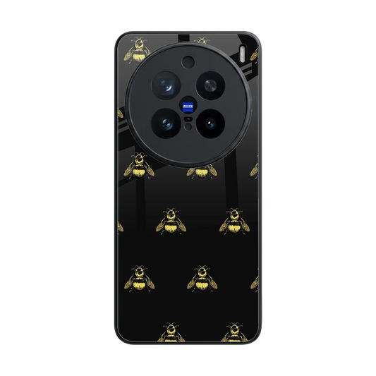 Buzz Bliss back phone cover | glass case for vivo x200 pro