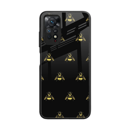 Buzz Bliss back phone cover | glass case for redmi note 11 pro