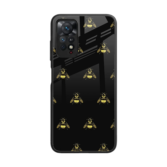 Buzz Bliss back phone cover | glass case for redmi note 11 pro