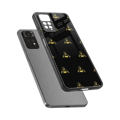 Buzz Bliss sleek redmi note 11 pro cover with tempered glass back and TPU edges